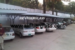 FIBERGLASS CAR PARKING